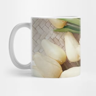 Beautiful white flower photo, photography, floral, flower, modern art Mug